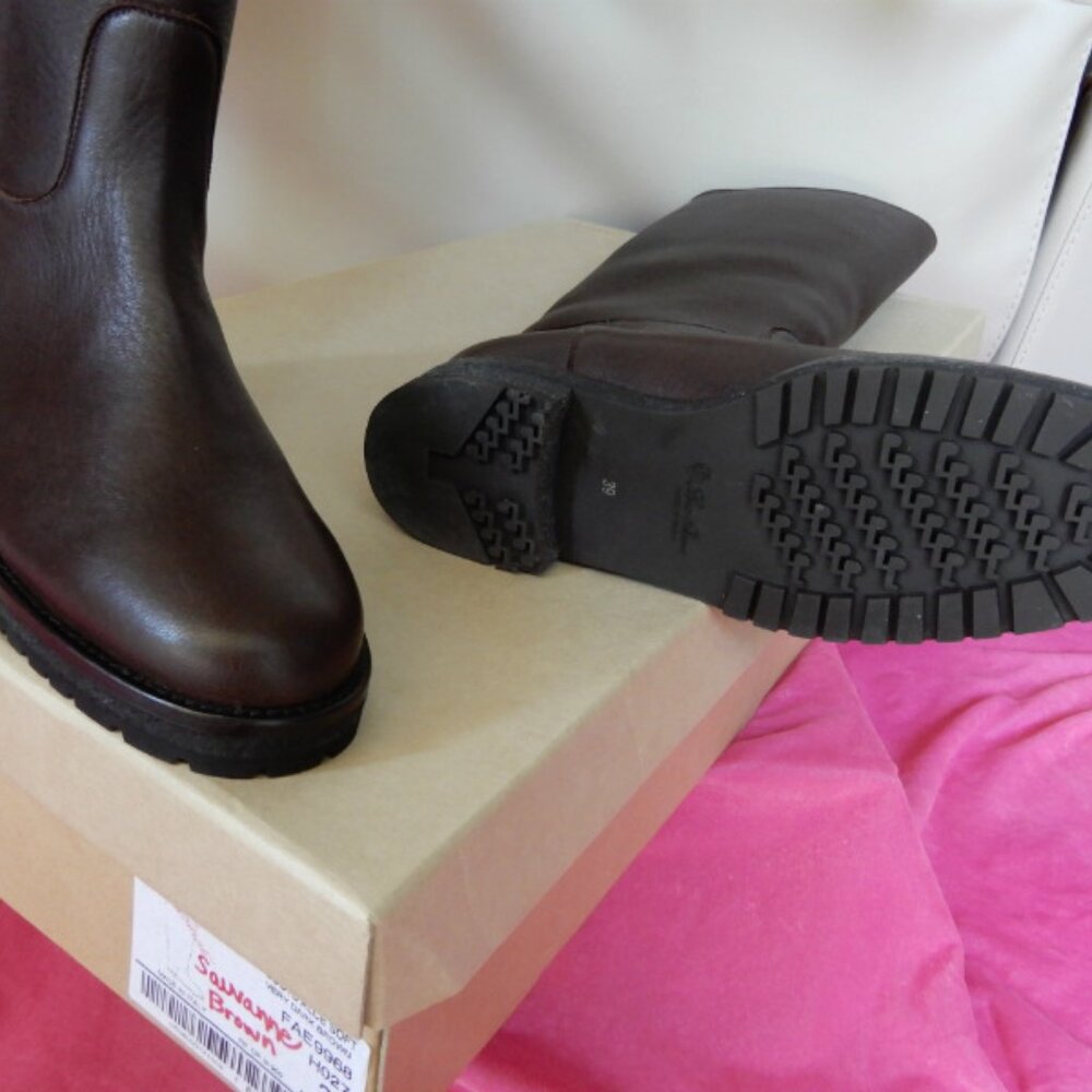 NIB $2725 Auth.Loro Piana Sauvanne Alce Soft Boots Elk Leather Cashmere 39 US - Picture 6 of 11